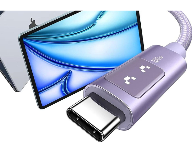 UGREEN Kabel USB-C do USB-C Uno L509 100W 2m fioletowy - 1489169 - zdjęcie 2